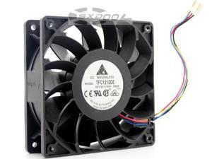 Delta 120mm 12cm PWM Fan TFC1212DE 252CFM vs PFB1212UHE, Most Powerful Server/CaseFan