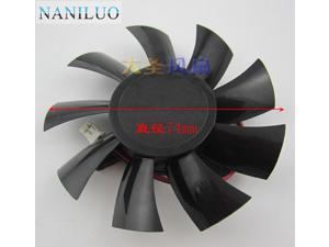 card fan 6770 Graphics card fan FS1280-A1842C 12V 0.28A 2 Line Fan Diameter 74mm card fan 6770 Graphics card fan FS1280-A1842C 12V 0.28A 2 Line Fan Diameter 74mm