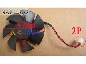 Diameter 47mm DF0501012SEE2C 0.05A 2pin Computer Vedio Card VGA Cooler Fan sapphire HD6450 Graphics card cooling Diameter 47mm DF0501012SEE2C 0.05A 2pin Computer Vedio Card VGA Cooler Fan sapphire HD6450 Graphics card cooling