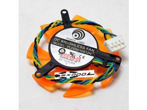 For 8500GT 8600GT 9400GT 9500GT GT210 graphics card fan PLD05010S12H 12V 47mm 4-wire 4-pin For 8500GT 8600GT 9400GT 9500GT GT210 graphics card fan PLD05010S12H 12V 47mm 4-wire 4-pin