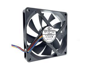 SXDOOL 9015 9cm 90mm Slim Fan 90x90x15mm DC12V 0.30A Ball Bearing 4 Wire PWM Speed Control Cooling Fan for Computer Chassis CPU