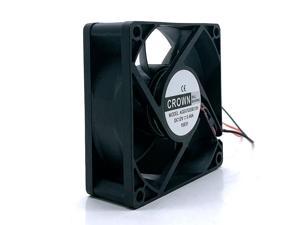 70mm 7cm Cooling Fan AGE07025B12H New for CROWN 7025 DC 12V 70X70X25mm Dual Ball Bearing 0.40A 4900RPM Cooler