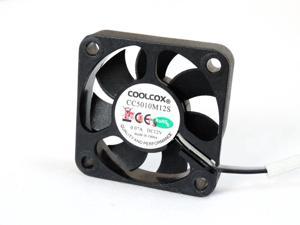 Mute 50mm 5cm Cooling Fan, for COOLCOX CC5010M12S DC 12V 0.07A 5CM 50x50x10MM 2Line Computer Silent Small Mini Cooling Fan
