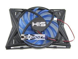 For HIS HD4850/HD5550/HD5570 HD5750/6750/7770/H675F graphics card cooler cooling fan heatsick & fan, Hole 43mm x 43mm