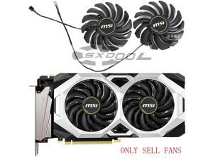1 Pair For MSI GeForce RTX 2060 2070 2080 2080S XS 2070S 2060S SUPER-VENTUS-GP-OC PLD09210S12HH graphics  cooling fan