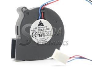 5cm computer fan Delta BFB0512HH -F00 5015 50mm DC12V 0.32A blower ball bearing case cooler 3wire