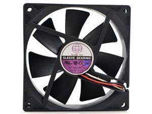 Globe Fan S07138812M-3M DC12V 0.27A Sleeve Bearing 3-pin Fan TESTED 9CM 9025 case cooling fan 90x90x25mm Globe Fan S07138812M-3M DC12V 0.27A Sleeve Bearing 3-pin Fan TESTED 9CM 9025 case cooling fan 90x90x25mm