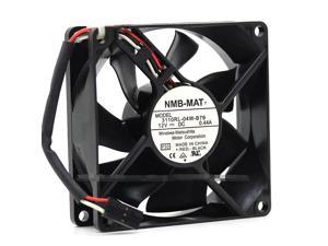 Original NMB 3110RL-04W-B79 8cm 8025 DC12V 0.44A 3-wire 3-pin Square cooling fan double ball cooler DuPont interface