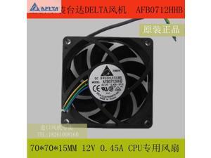 Delta fan AFB0712HHB 7 CM 70*70*15 MM 7015 12 V 4 DE PWM control de velocidad Delta fan AFB0712HHB 7 CM 70*70*15 MM 7015 12 V 4 DE PWM control de velocidad