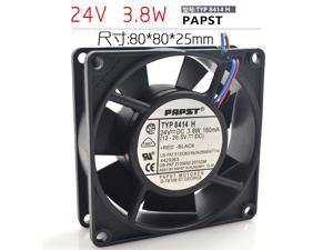 PAPST/West Germany TYP 8414 H 24V 3.8W 80258CM High-end Equipment Cooling Fan