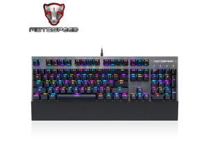 Motospeed CK108 USB Wired Gaming Keyboard with 18 Backlight Mode for Desktop