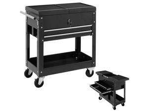 Costway Rolling Mechanics Tool Cart Slide Top Utility Storage Cabinet Organizer 2 Drawer Costway Rolling Mechanics Tool Cart Slide Top Utility Storage Cabinet Organizer 2 Drawer