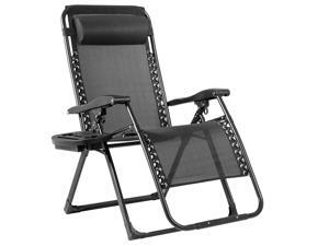 Costway Zero Gravity Chair Oversize Lounge Chair Patio ..