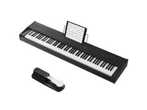 Sonart 88Key Full Size Digital Piano Weighted Keyboard w Sustain Pedal Black