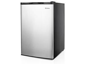 3 cu.ft. Compact Upright Freezer w/Single Stainless Steel Door Removable Shelves