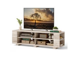 Costway TV Stand Entertainment Media Center Console For TV's up to 65'' w/Storage Shelves