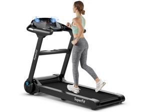2.25HP Folding Treadmill Running Machine W/LED Touch Display Bluetooth Speaker 2.25HP Folding Treadmill Running Machine W/LED Touch Display Bluetooth Speaker