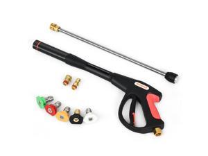 Pressure Washer Gun 4000 PSI W/20" Extendable Wand 5 Nozzle Tips Pressure Washer Gun 4000 PSI W/20" Extendable Wand 5 Nozzle Tips