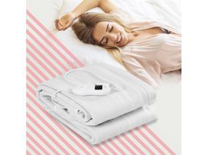 Electric Heated Mattress Pad Safe Twin/Full/Queen/King 8 Temperature 10h Timer Electric Heated Mattress Pad Safe Twin/Full/Queen/King 8 Temperature 10h Timer