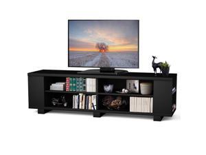 59" Wood TV Stand Console Storage Entertainment Media Center w/ Adjustable Shelf 59" Wood TV Stand Console Storage Entertainment Media Center w/ Adjustable Shelf