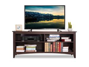 58" TV Stand Entertainment Media Center Console Wood Storage Furniture Espresso 58" TV Stand Entertainment Media Center Console Wood Storage Furniture Espresso