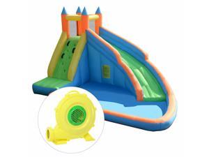 Inflatable Water Slide Mighty Bounce House Jumper Castle Moonwalk W/ 735W Blower Inflatable Water Slide Mighty Bounce House Jumper Castle Moonwalk W/ 735W Blower