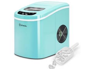 Green Portable Compact Electric Ice Maker Machine Mini Cube 26lb/Day Mint Green Portable Compact Electric Ice Maker Machine Mini Cube 26lb/Day Mint