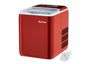 Portable Countertop Ice Maker Machine 44Lbs/24H Self-Clean w/Scoop Silver Portable Countertop Ice Maker Machine 44Lbs/24H Self-Clean w/Scoop Silver