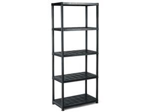 5-Tier Storage Shelving Freestanding Heavy Duty Rack,36”L X 18”W X 73”H,Black 5-Tier Storage Shelving Freestanding Heavy Duty Rack,36”L X 18”W X 73”H,Black