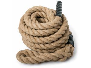 30ft Gym Fitness Training Climbing Rope W/Rubber Grips Strength Training 1.5inch 30ft Gym Fitness Training Climbing Rope W/Rubber Grips Strength Training 1.5inch