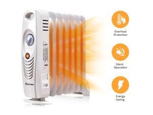 700 W Portable Mini Electric Oil Filled Radiator Heater 7-Fin Thermostat Home 700 W Portable Mini Electric Oil Filled Radiator Heater 7-Fin Thermostat Home