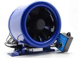 8" Inline Duct Fan w/ Speed Controller 8 Inch Exhaust Blower 600CFM 110VAC&220VAC 3000RPM powerful A200 8" Inline Duct Fan w/ Speed Controller 8 Inch Exhaust Blower 600CFM 110VAC&220VAC 3000RPM powerful A200