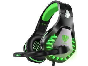 ENVEL Noise Cancelling Gaming Headset with 7.1 Surround Sound Stereo for PS4/Nintendo eShop Switch,Omnidirectional Microphone Vibration LED Light Compatible with Mac/PC/Laptop/Mac/PS3 Camo (Green) ENVEL Noise Cancelling Gaming Headset with 7.1 Surround Sound Stereo for PS4/Nintendo eShop Switch,Omnidirectional Microphone Vibration LED Light Compatible with Mac/PC/Laptop/Mac/PS3 Camo (Green)