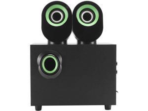 Cuifati Lightweight for USB PC subwoofers, Desktop Speakers, Desktop/Laptop Computers(Green Circle Black) Cuifati Lightweight for USB PC subwoofers, Desktop Speakers, Desktop/Laptop Computers(Green Circle Black)