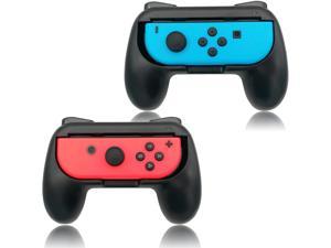 Grips for Nintendo Switch Joy-Con,FYOUNG Controllers for Nintendo Switch Joy Con - Black (2 Packs)