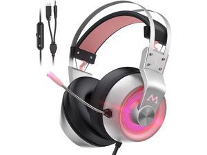 Mpow EG3 Pro - Over Ear Gaming Headset with 7.1 Surround Sound, Compatible with PC,PS4,Xbox One,Nintendo Switch, LED Light, Noise Cancelling Mic & Soft Memory Earmuff Mpow EG3 Pro - Over Ear Gaming Headset with 7.1 Surround Sound, Compatible with PC,PS4,Xbox One,Nintendo Switch, LED Light, Noise Cancelling Mic & Soft Memory Earmuff