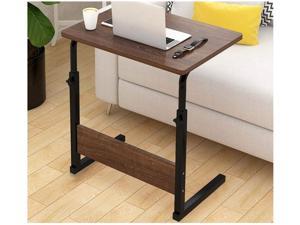 Lap Desk Qgg Overbed Table Overbed Table with Wheels Adjustable Reader Sit and Stand Laptop Cart Adjustable Color : 6040 Maple 