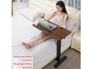 Steel Pipe Lap Table for Laptop with Brown Solid Wood Board,Adjustable Height, Casters,Pc Floor Stand for Home and Office, Well Built and Very Sturdy Steel Pipe Lap Table for Laptop with Brown Solid Wood Board,Adjustable Height, Casters,Pc Floor Stand for Home and Office, Well Built and Very Sturdy