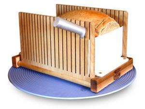 America's Bread Slicer. Foldable Bread Slicing Guide. Great for Homemade Bread! America's Bread Slicer. Foldable Bread Slicing Guide. Great for Homemade Bread!