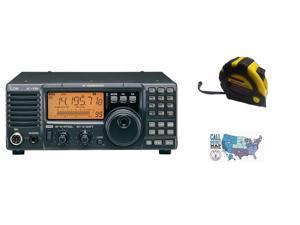2m - 30m Includes Icom ID-5100A-Deluxe Dualband Mobile w/D-Star/GPS with The New Radiowavz Antenna Tape 3 Items Bundle and HAM Guides Quick Reference Card 