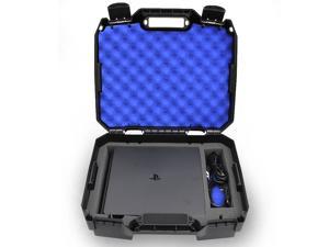 CASEMATIX Console Carrying Travel Case Custom Designed to fit PlayStation 4 Slim PS4 Slim 1TB