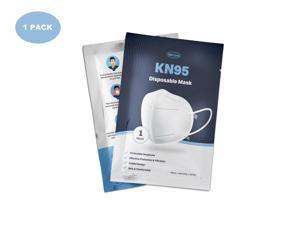 WeCare Protective Disposable KN95 Face Mask, White - 1 Mask (Individually-Packaged) WeCare Protective Disposable KN95 Face Mask, White - 1 Mask (Individually-Packaged)