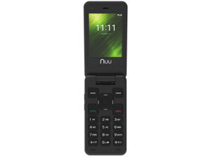 NUU Mobile F4L LTE GSM / Verizon Unlocked Flip Phone - Black