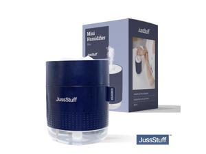 JussStuff Mini Humidifier 500ml Tank Portable Cool Mist Humidifier, with Light Function & Auto Shut-Off, For Home and Travel - Blue