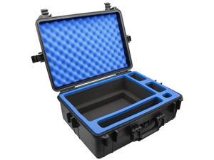 CASEMATIX Hard Shell Travel Case Compatible with PlayStation 5 Console, Controllers, Games and Accessories - Custom Foam Fits Both Disc and Digital Edition