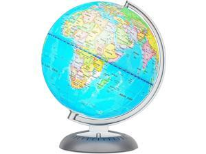 Little Experimenter Illuminated World Globe for Kids with Stand – Built-in LED Light Illuminates for Night View – Colorful, Easy-Read Labels of Continents, Countries, Capitals & Natural Wonders Little Experimenter Illuminated World Globe for Kids with Stand – Built-in LED Light Illuminates for Night View – Colorful, Easy-Read Labels of Continents, Countries, Capitals & Natural Wonders