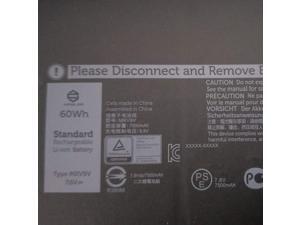 MXV9V Laptop Battery Replacement for Dell Series Notebook Black 7.6V 60Wh 7500mAh MXV9V Laptop Battery Replacement for Dell Series Notebook Black 7.6V 60Wh 7500mAh