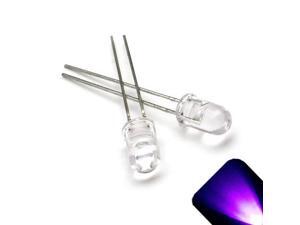 20 x 5mm Round Top UV / Purple LED - Ultra Bright 20 x 5mm Round Top UV / Purple LED - Ultra Bright