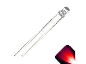 10 x 3mm Round Top Red LED - Ultra Bright 10 x 3mm Round Top Red LED - Ultra Bright