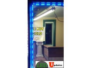 20ft Blue Storefront LED Light 5050 with UL listed 12v Power supply 20ft Blue Storefront LED Light 5050 with UL listed 12v Power supply